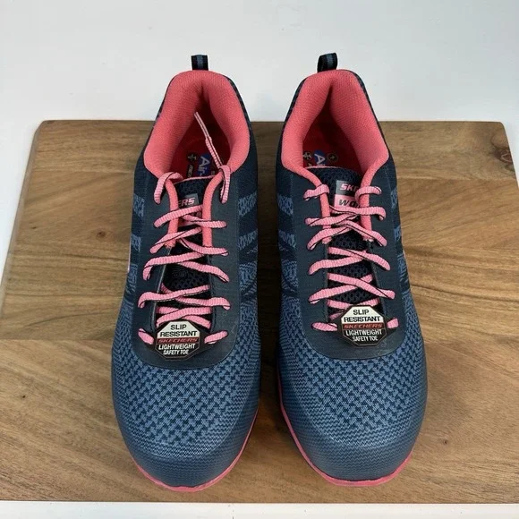 New Womens Skechers For Work Sure Track Saquenay Safety Toe‎ Shoes Sneakers 11M - Picture 4 of 8